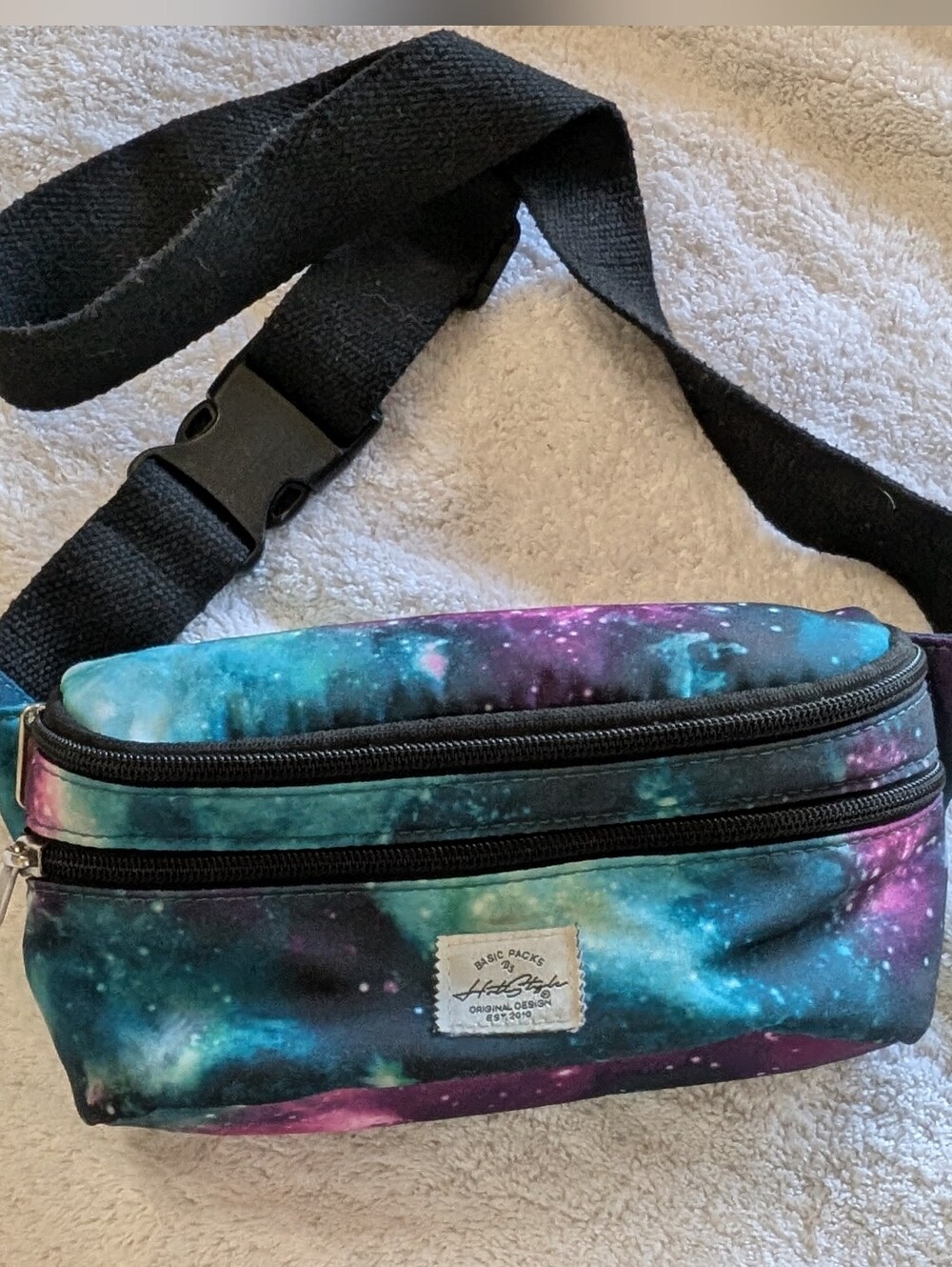 HotStyle Galaxy Space Print Fanny Pack Waist Bag Crossbody Belt Pouch